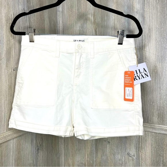 Lila Ryan The Ivy Military Shorts White - Picture 1 of 6